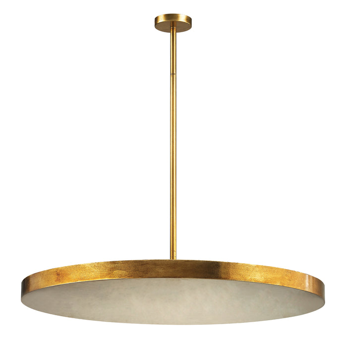 Laigne 36'' Wide 4-Light Pendant - Gold Leaf