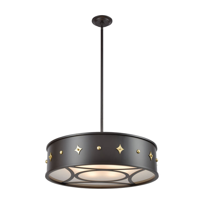 Roman 25'' Wide 6-Light Chandelier - Oil Rubbed Bronze