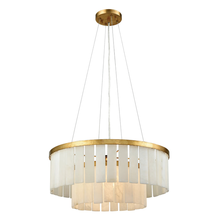 Orchestra 20'' Wide 1-Light Chandelier - Gold Leaf