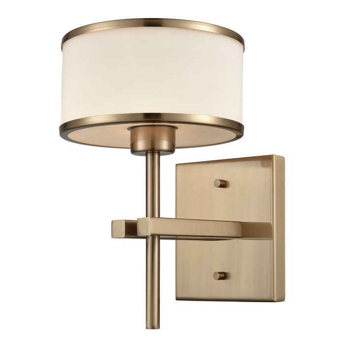 Utica 10'' High 1-Light Sconce - Satin Brass