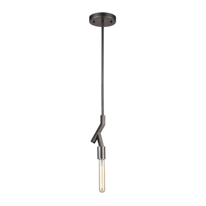 Freeform 6'' Wide 1-Light Mini Pendant - Dark Graphite