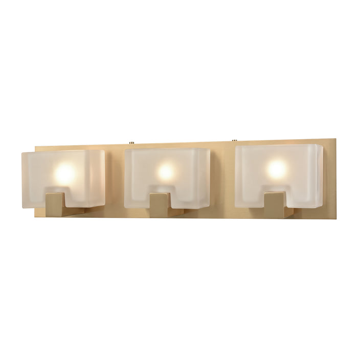 Ridgecrest 21'' Wide 3-Light Vanity Light - Satin Brass