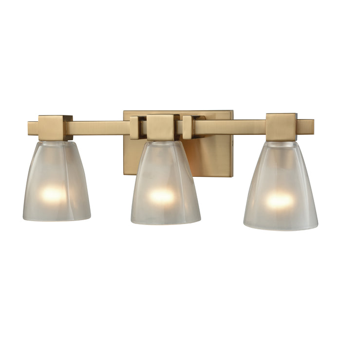 Ensley 20'' Wide 3-Light Vanity Light - Satin Brass