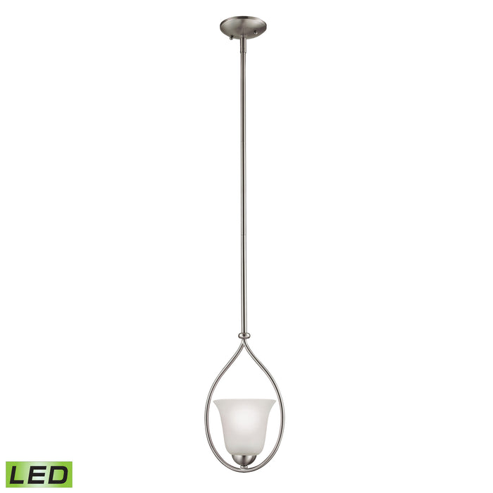 Conway 8'' Wide 1-Light Mini Pendant - Brushed Nickel