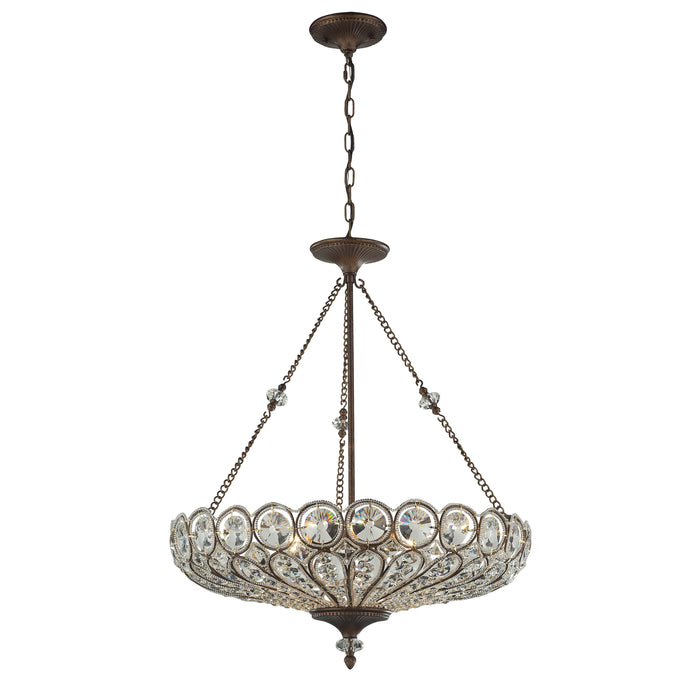 Christina 26'' Wide 6-Light Chandelier - Mocha