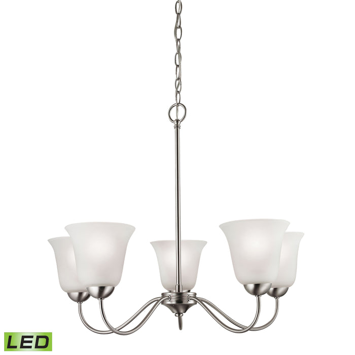 Conway 26'' Wide 5-Light Chandelier - Brushed Nickel