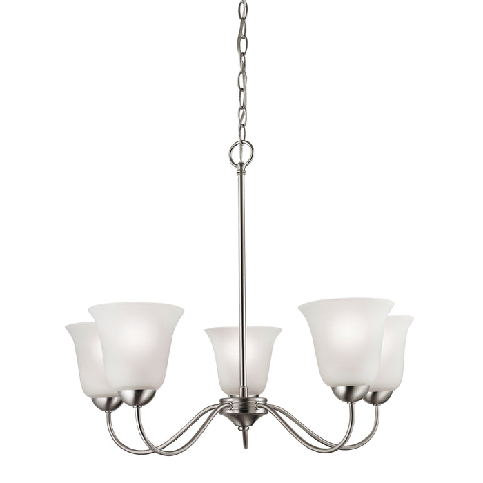 Conway 26'' Wide 5-Light Chandelier - Brushed Nickel