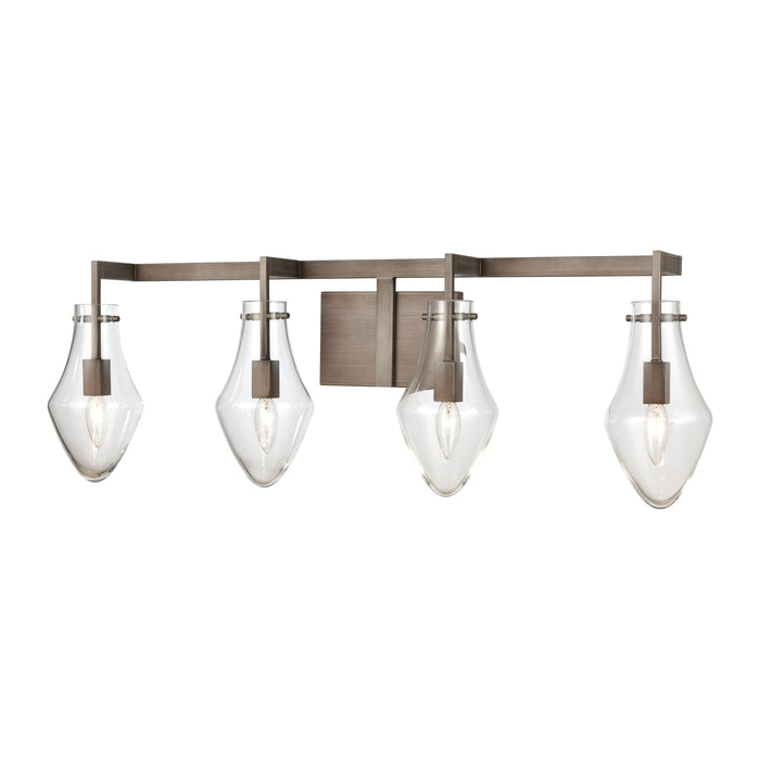 Culmination 36'' Wide 4-Light Vanity Light - Weathered Zinc