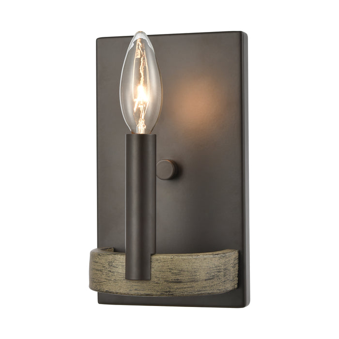 Transitions 8'' High 1-Light Sconce - Oil Rubbed Bronze