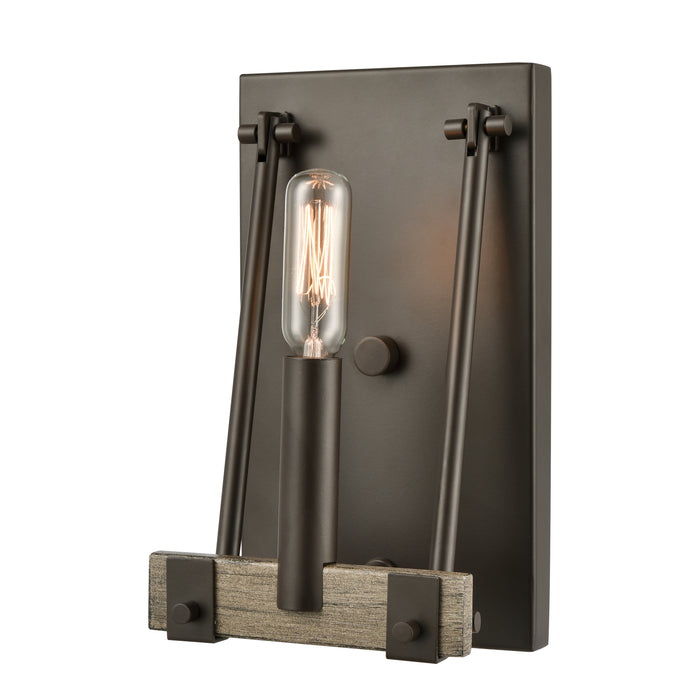 Transitions 9'' High 1-Light Sconce - Oil Rubbed Bronze