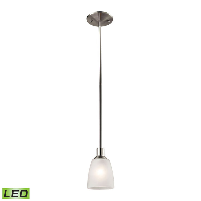 Jackson 4'' Wide 1-Light Mini Pendant - Brushed Nickel