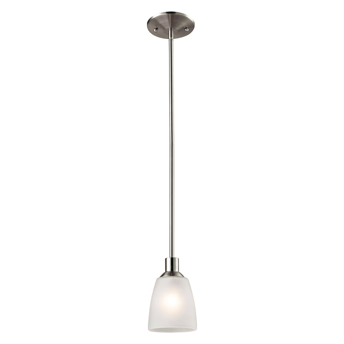 Jackson 4'' Wide 1-Light Mini Pendant - Brushed Nickel