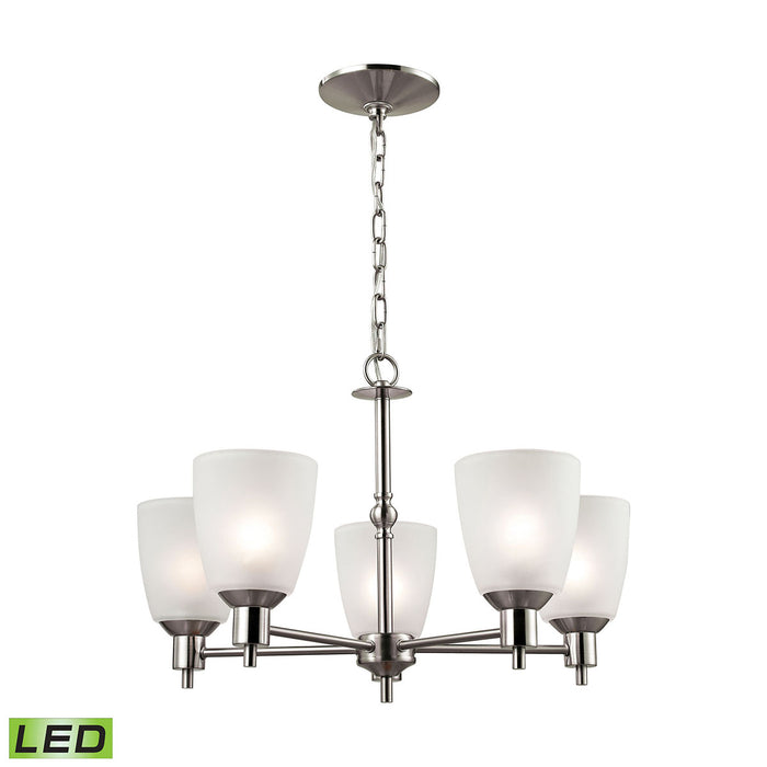 Jackson 22'' Wide 5-Light Chandelier - Brushed Nickel