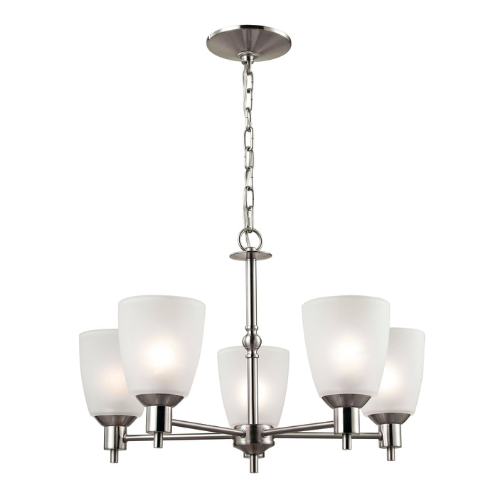 Jackson 22'' Wide 5-Light Chandelier - Brushed Nickel