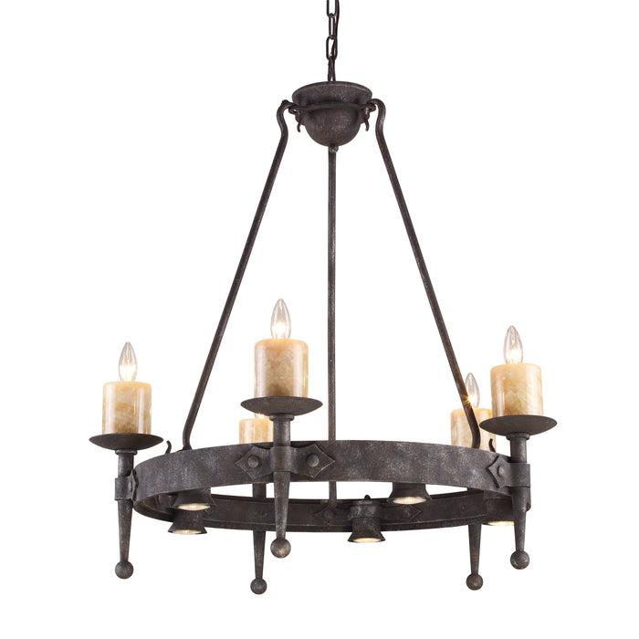 Cambridge 33'' Wide 5-Light Chandelier - Moonlit Rust