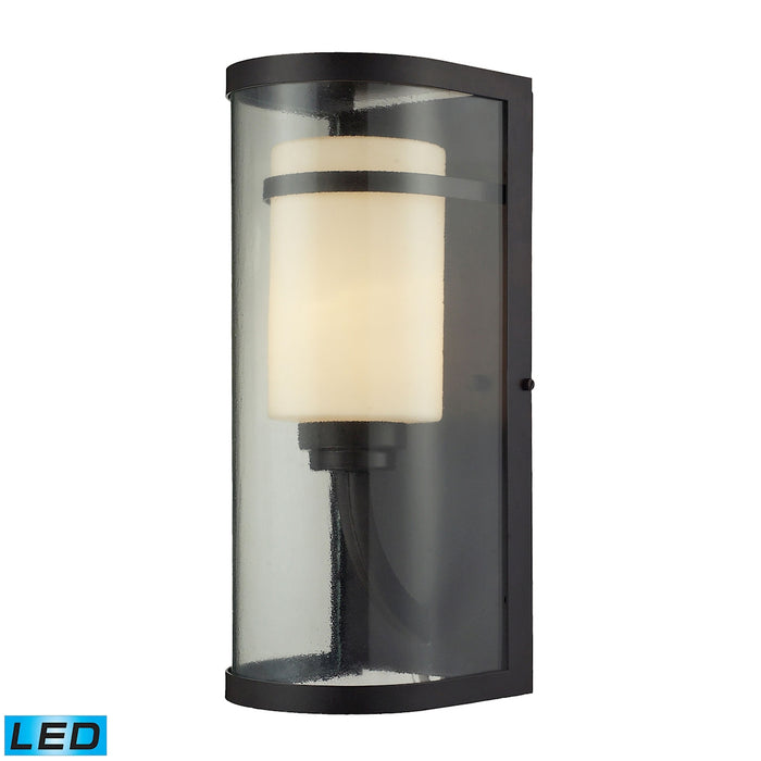 Caldwell 1 Light Outdoor Sconce in OiLED Bronze - LED Offering Up To 800 Lumens (60 Watt Equivalent)