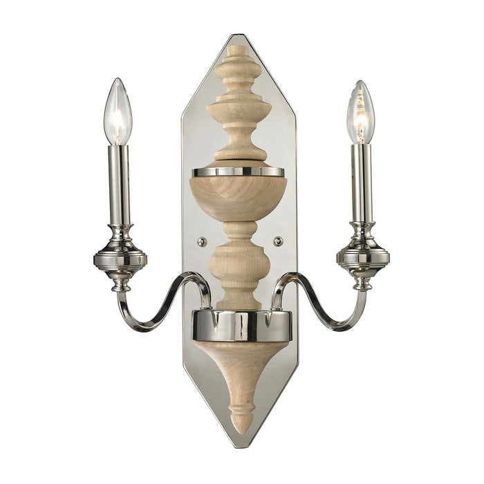 Stratford 20'' High 2-Light Sconce - Chrome