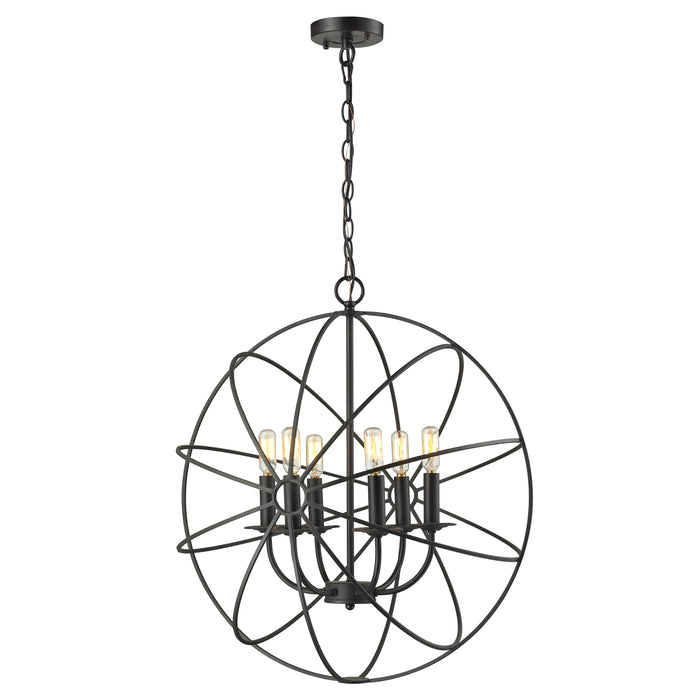 Yardley 23'' Wide 6-Light Chandelier - Oil Rubbed Bronze