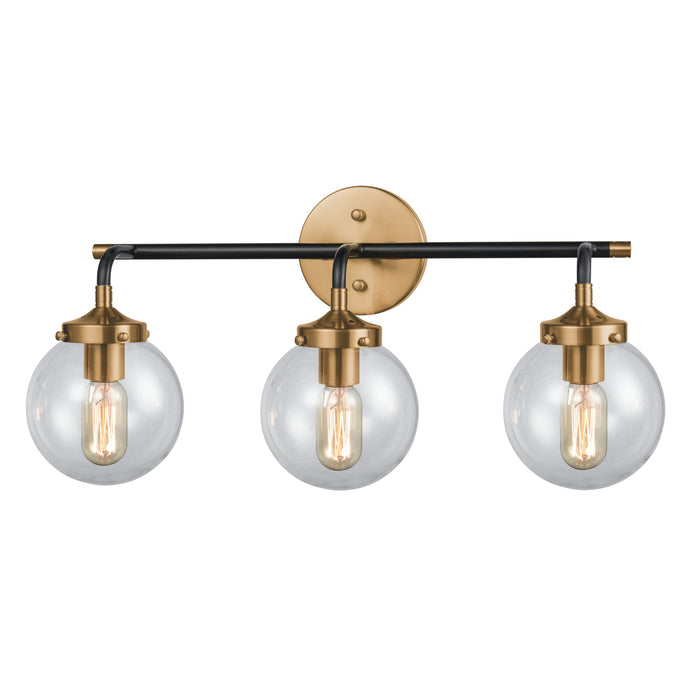 Boudreaux 24'' Wide 3-Light Vanity Light - Antique Gold