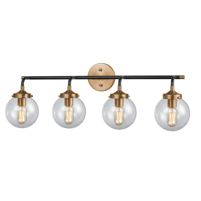 Boudreaux 33'' Wide 4-Light Vanity Light - Antique Gold