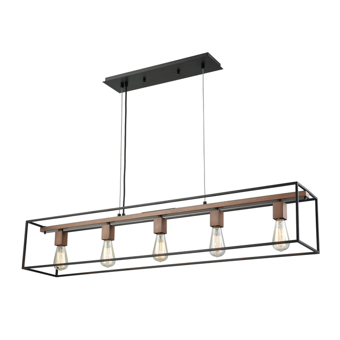 Rigby 48'' Wide 5-Light Linear Chandelier - Oil Rubbed Bronze