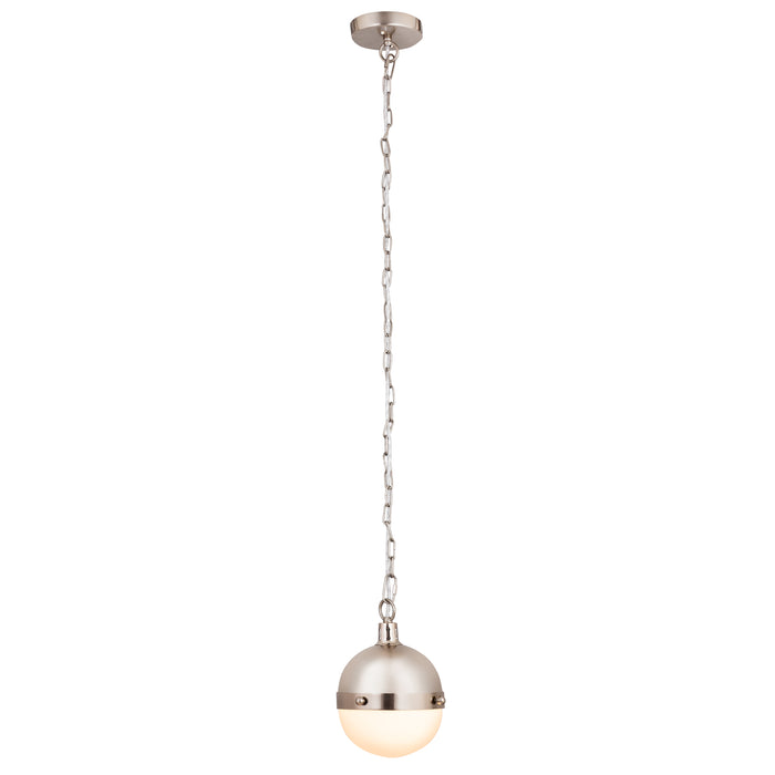 Harmelin 7'' Wide 1-Light Mini Pendant - Satin Nickel