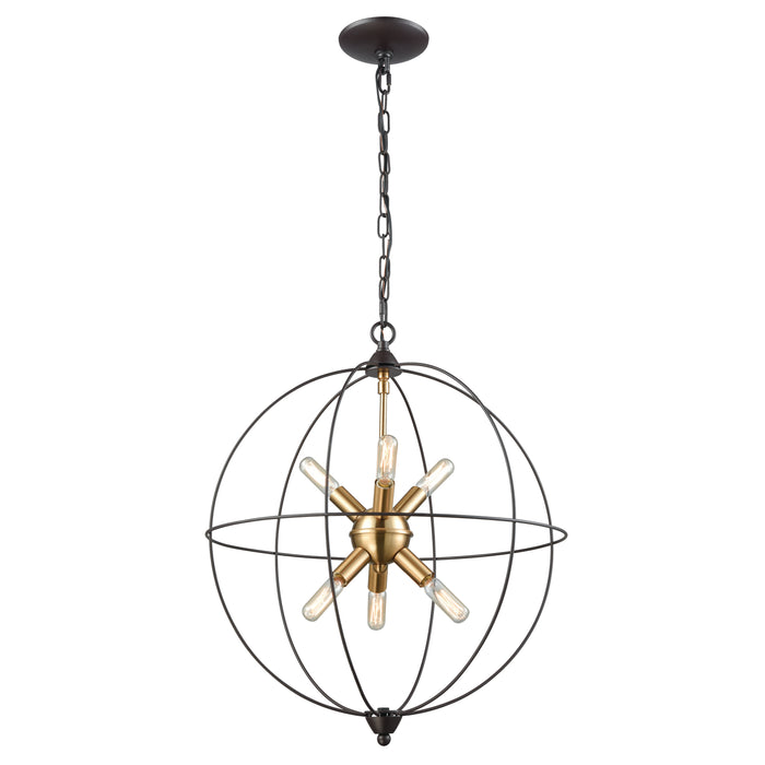 Loftin 19'' Wide 6-Light Chandelier - Oil Rubbed Bronze