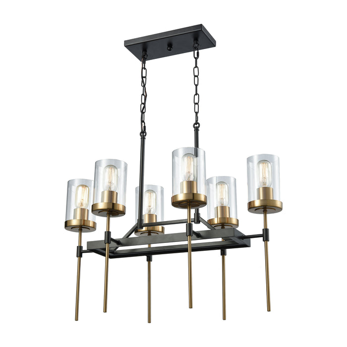 North Haven 27'' Wide 6-Light Chandelier - Oil Rubbed Bronze