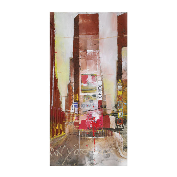 New York City II (Exclusive Alberto Di Serafino Print on Canvas, Hand-painted Embellishments)