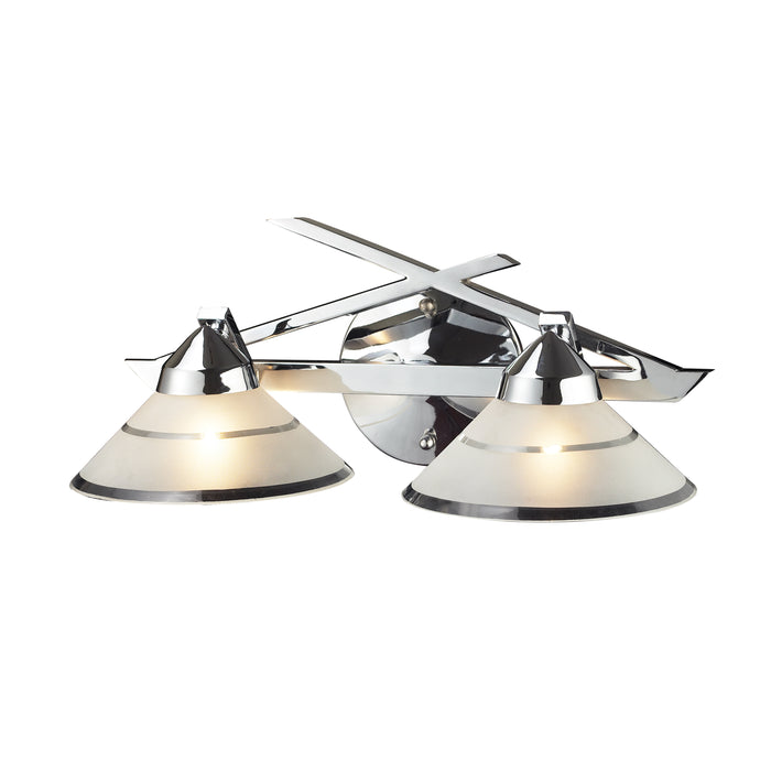 Refraction 16'' Wide 2-Light Vanity Light - Polished Chrome