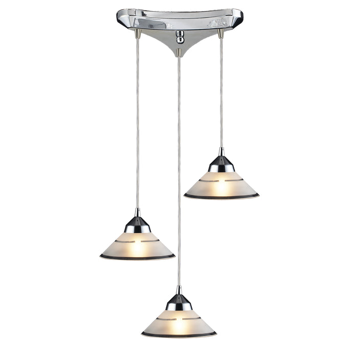 Refraction Configurable Multi Pendant - Polished Chrome