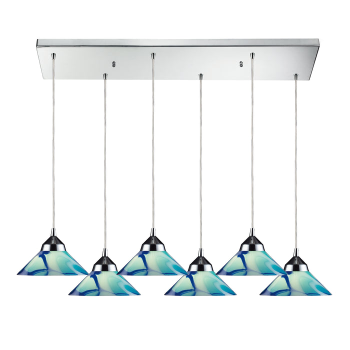 Refraction Configurable Multi Pendant - Polished Chrome