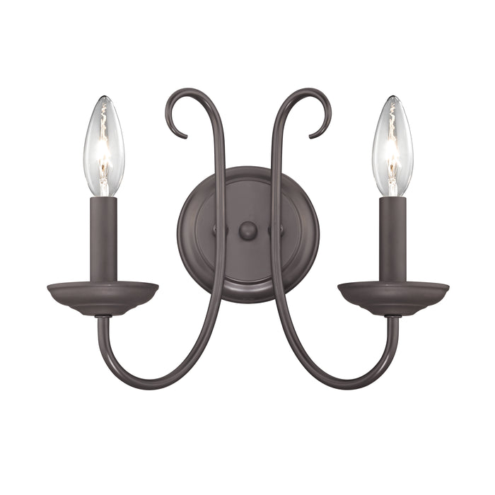 Williamsport 12'' Wide 2-Light Vanity Light - Oil Rubbed Bronze