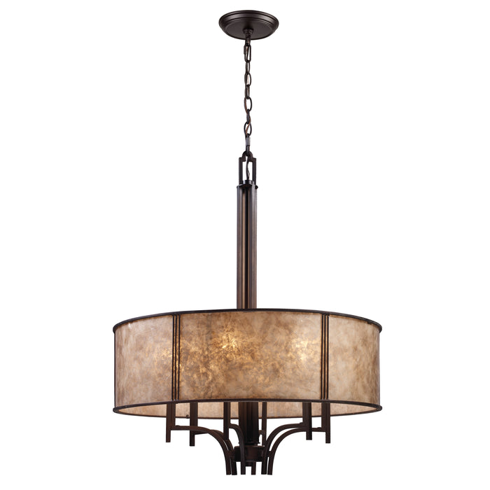 Barringer 24'' Wide 6-Light Chandelier - Aged Bronze