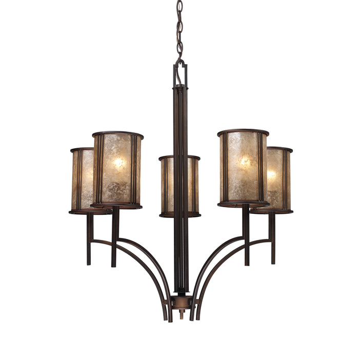 Barringer 29'' Wide 5-Light Chandelier - Aged Bronze