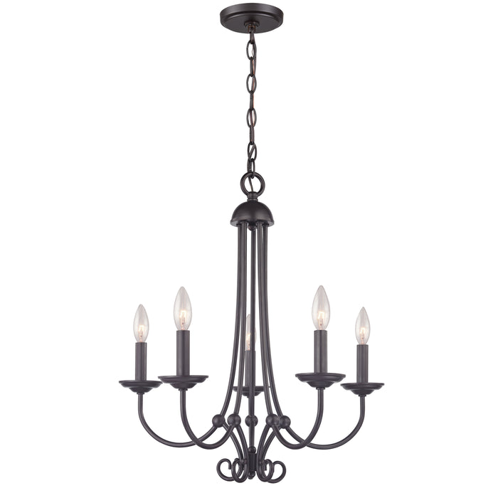 Williamsport 20'' Wide 5-Light Chandelier - Oil Rubbed Bronze