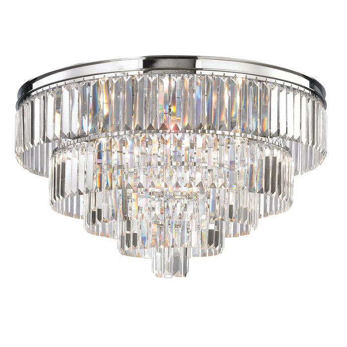 Palacial 31'' Wide 6-Light Chandelier - Polished Chrome