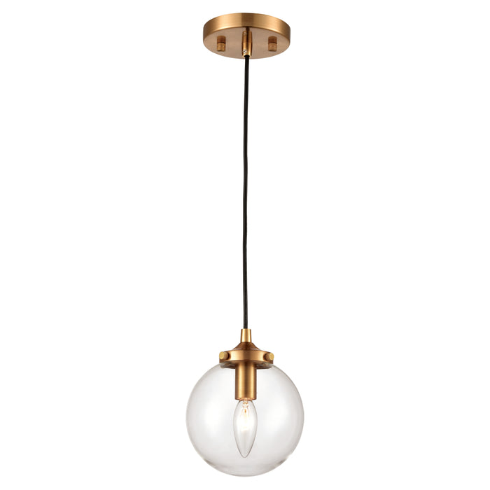 Boudreaux 6'' Wide 1-Light Mini Pendant - Antique Gold