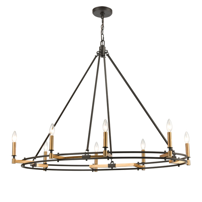 Talia 42'' Wide 8-Light Linear Chandelier - Oil Rubbed Bronze