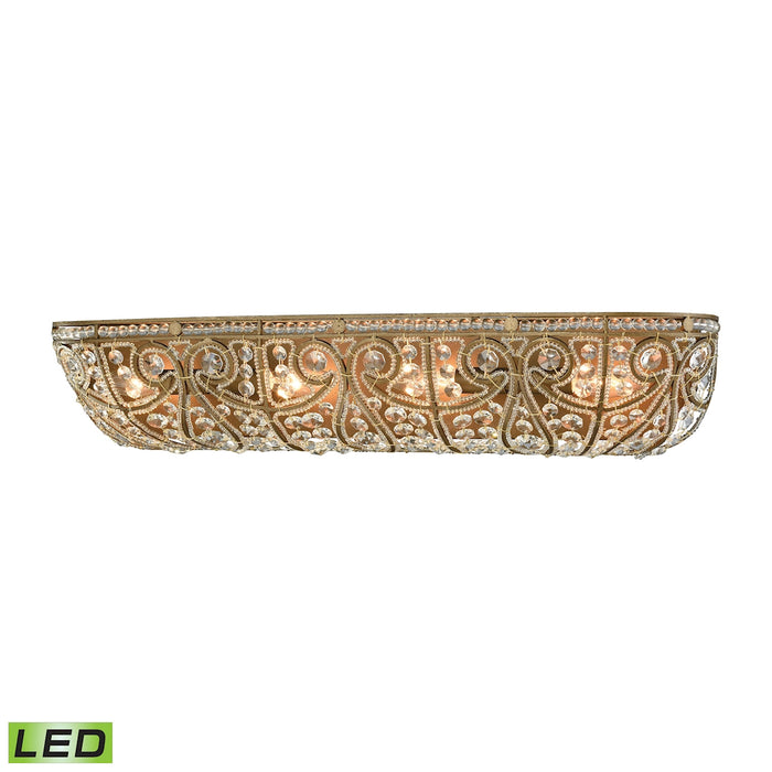 Elizabethan 27'' Wide 4-Light Vanity Light - Dark Bronze