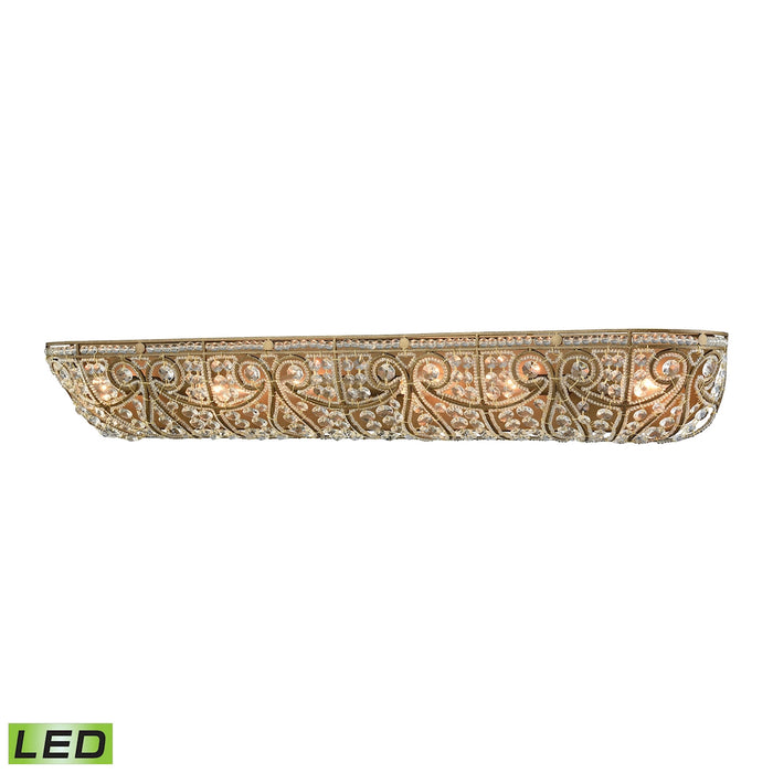 Elizabethan 36'' Wide 6-Light Vanity Light - Dark Bronze