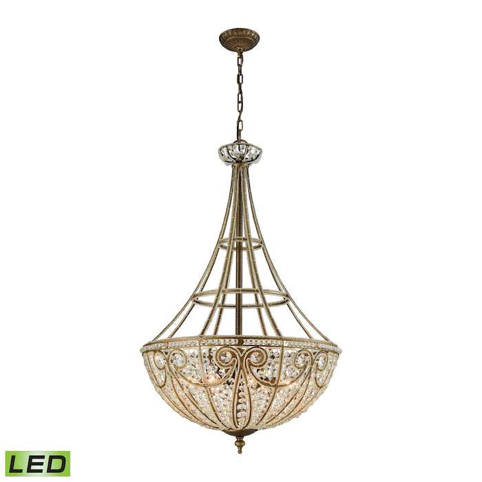 Elizabethan 22'' Wide 8-Light Chandelier - Dark Bronze