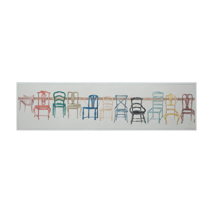 Chair Display - Hand-painted Art on Canvas