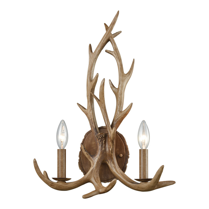 Elk 19'' High 2-Light Sconce - Wood Tone