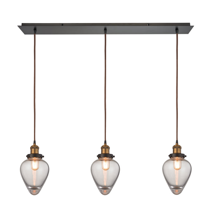 Bartram Configurable Multi Pendant - Antique Brass