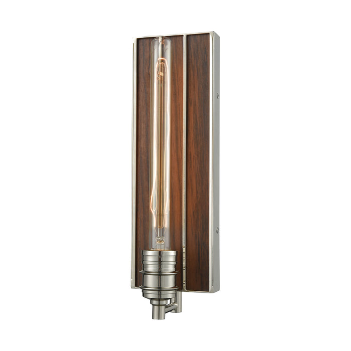 Brookweiler 15'' High 1-Light Sconce - Polished Nickel