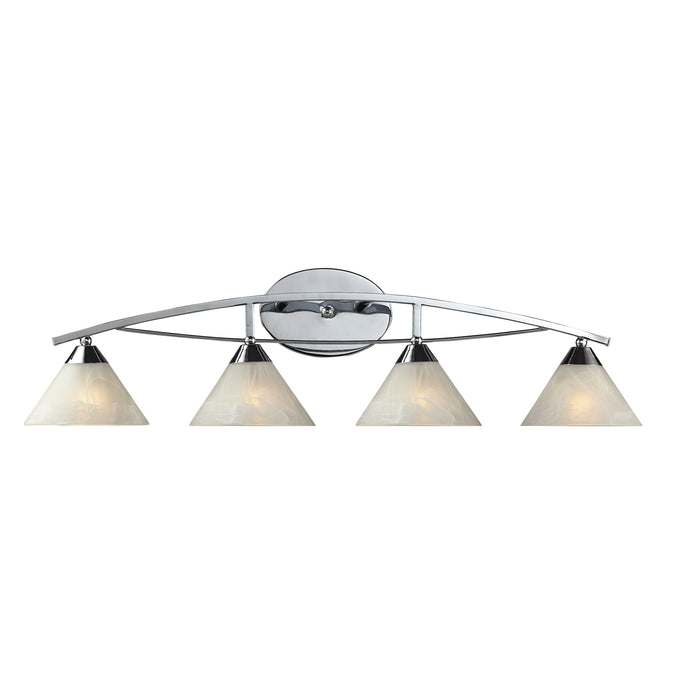 Elysburg 36'' Wide 4-Light Vanity Light - Polished Chrome