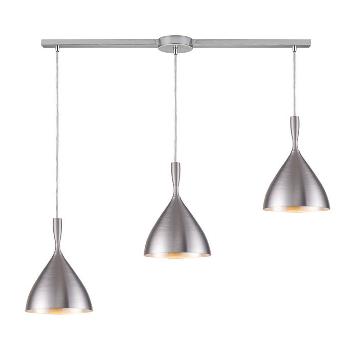 Spun Aluminum Configurable Multi Pendant - Aluminum