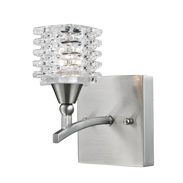 Matrix 4'' Wide 1-Light Vanity Light - Satin Nickel