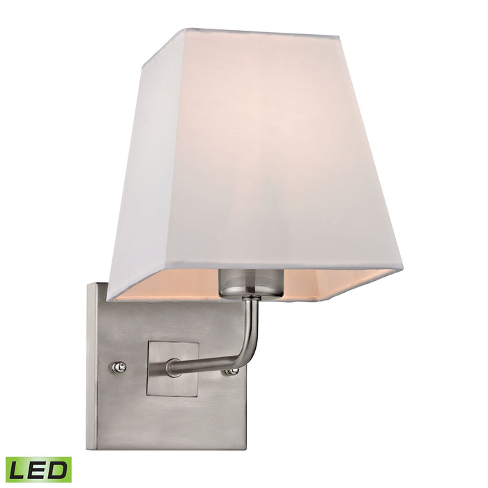 Beverly 10'' High 1-Light Sconce - Brushed Nickel